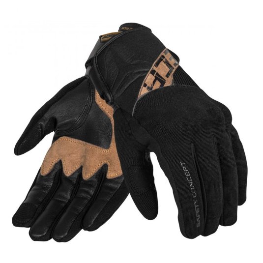 Letní moto rukavice SECA X-Stretch II černo/hnědé