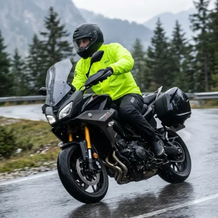 Moto kalhoty do deště SECA Typhoon černé