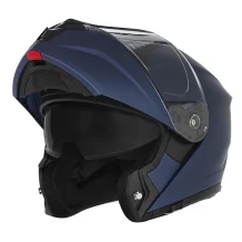 Vyklápěcí přilba na motorku NOX N968 modrá matná