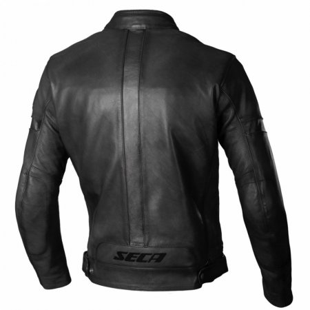 Kožená bunda na motorku SECA R-Tro černá