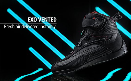 Boty na motorku SHIMA Exo Vented černé