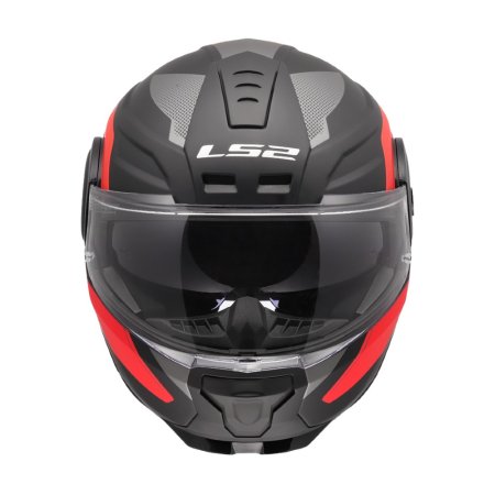 Vyklápěcí přilba na motorku LS2 FF902 Scope II Duria černá matná/červená