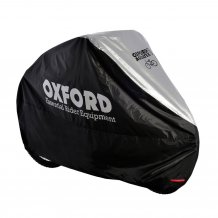 Plachta na kolo OXFORD Aquatex černo/stříbrná
