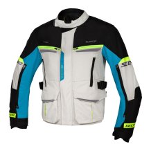 Moto bunda SECA Compass černo/šedo/modrá