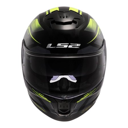 Integrálna prilba na motorku LS2 FF808 Stream II Fury čierna/žltá fluo