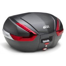 Kufr GIVI V 47NN černý (Monokey) s červenými odrazkami 47 l