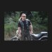 Kožená motorkářská vesta na motorku L&J Motorcycle Club pánská černá