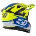 Motokrosová helma ZED X1.9 Targa žlutá fluo/modrá/černá/bílá