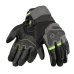 Moto rukavice SECA Turismo WP šedé/žluté fluo