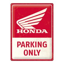 Ceduľa na stenu HONDA Parking Only červená