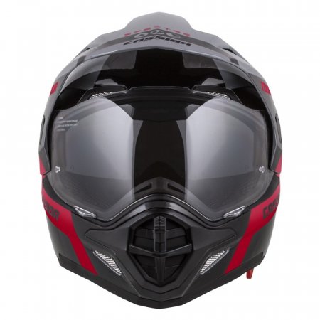 Enduro helma CASSIDA Tour 1.1 Spectre černo/šedo/červená