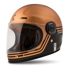 Integrální přilba CASSIDA Fibre Super Hooligan černo/šedo/měděná