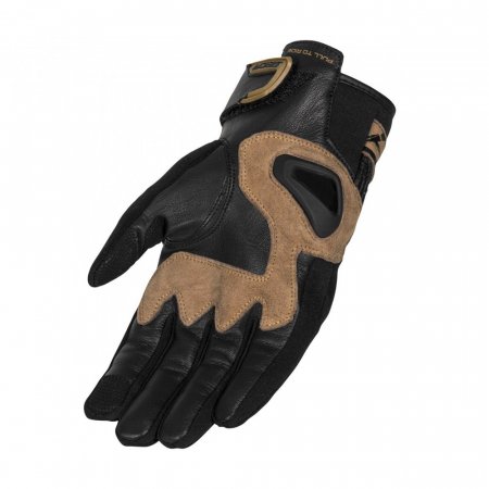 Letné rukavice na motocykel SECA X-Stretch II čierno/hnedé