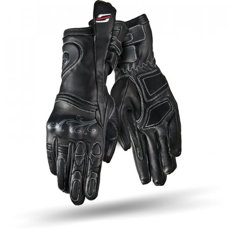 Dámske moto rukavice  SHIMA MODENA kožené, čierne - Veľkosť: XL