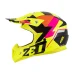 Motokrosová helma ZED X1.9 Tendo žlutá fluo/růžová/oranžová/černá