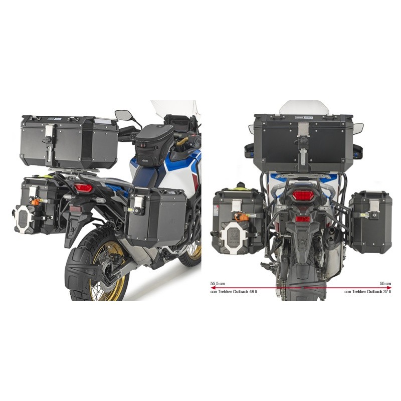 Trubkový nosič bočních kufrů GIVI PLO1178CAM na Honda CRF 1100L Africa Twin Adv. Sports (20-21)